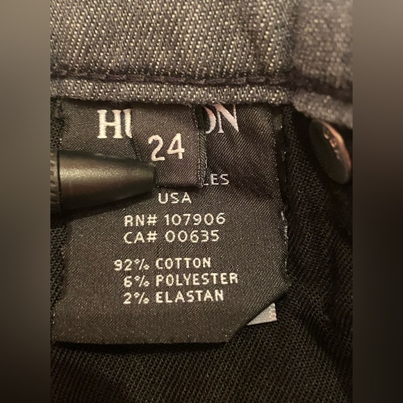 Hudson Jeans Luna Super Skinny Crop Stretch Jeans Size 24 - Picture 6 of 12